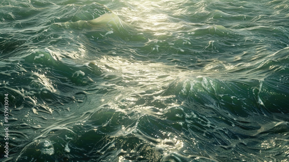 Obraz premium Seawater backdrop