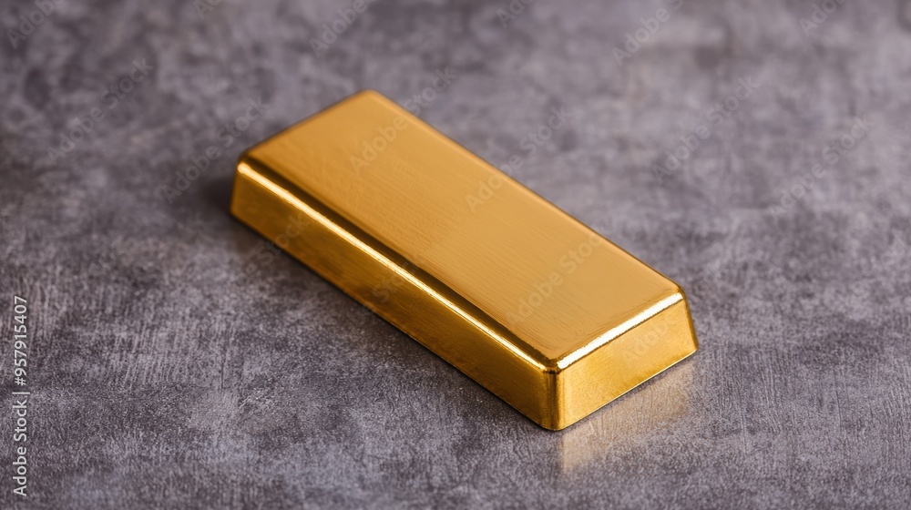 Financial Success Concept - Gold Bar on Portfolio Folder with Copy Space for Text, Selective Focus in Ultra HD Financial Success Concept - Gold Bar on Portfolio Folder with Copy Space for Text, Selective Focus in Ultra HD