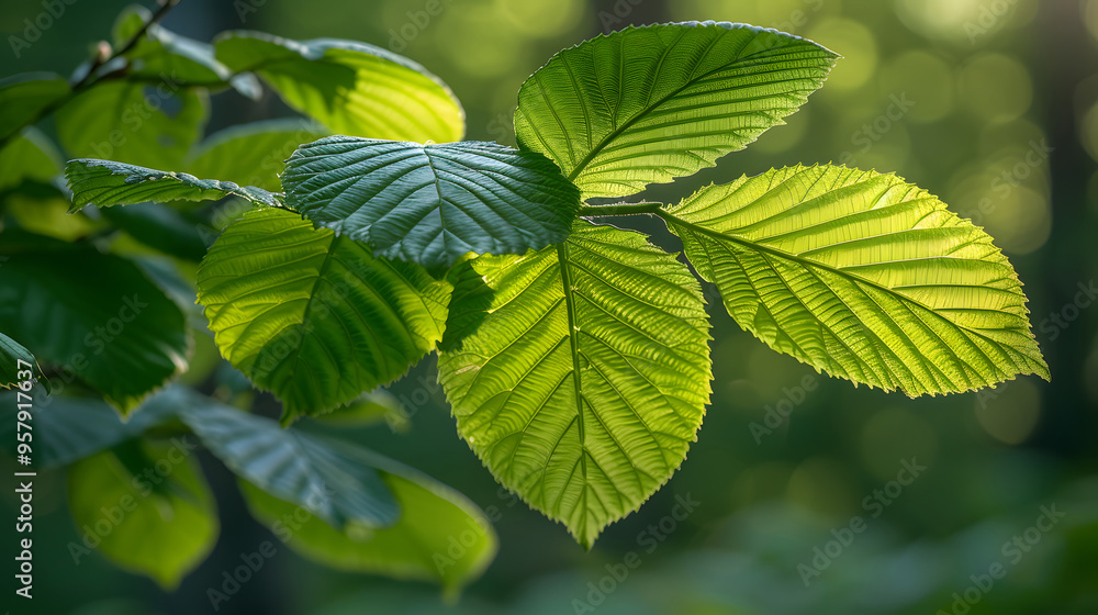The green leaves of the tree look like thorns.
