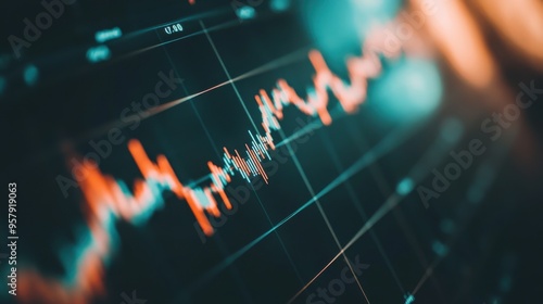 Fluctuating Financial Market Graph: Trends and Analytics