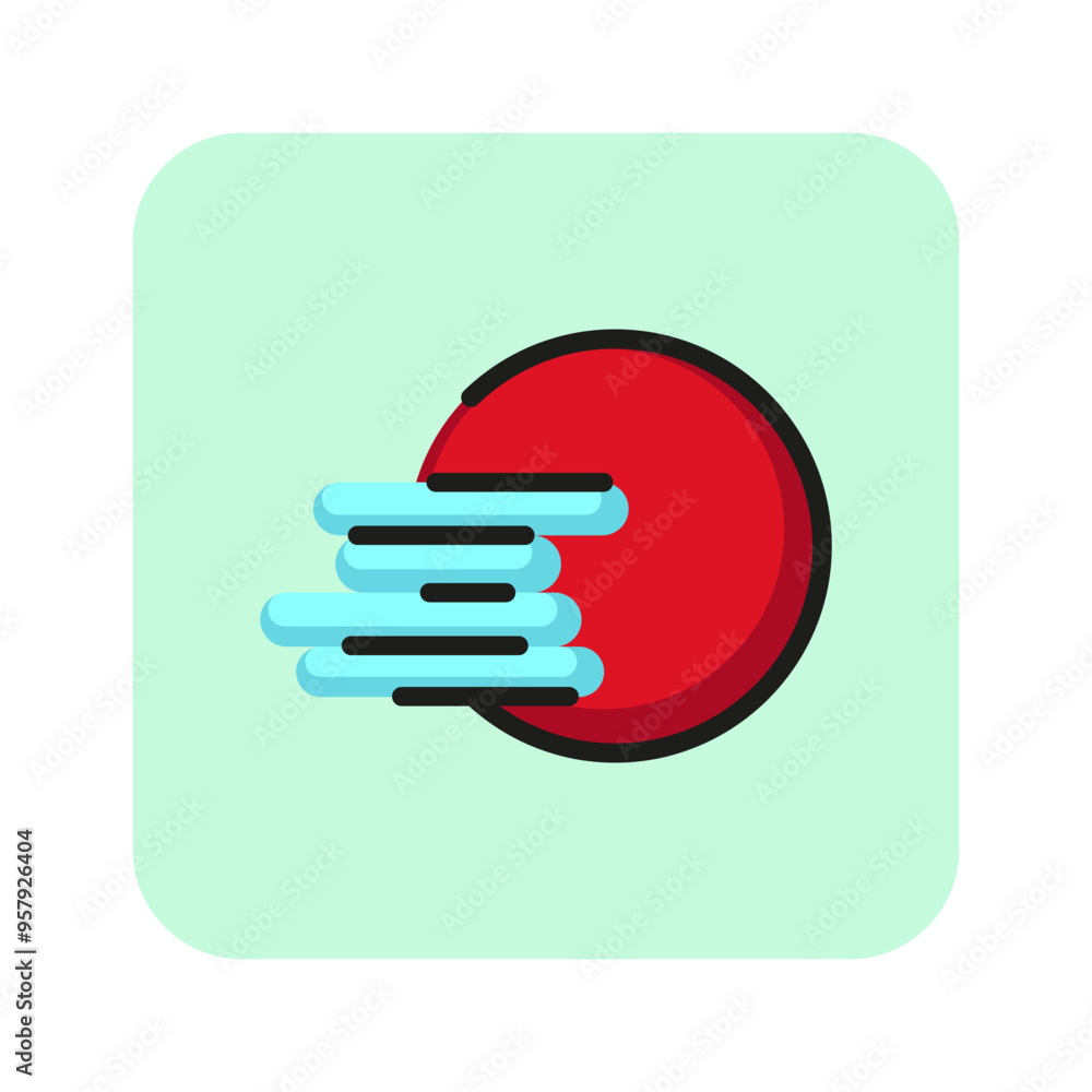 Planet line icon. Sphere or comet in motion. Space concept. Can be used for topics like astronomy, science, astrology Planet line icon. Sphere or comet in motion. Space concept. Can be used for topics like astronomy, science, astrology