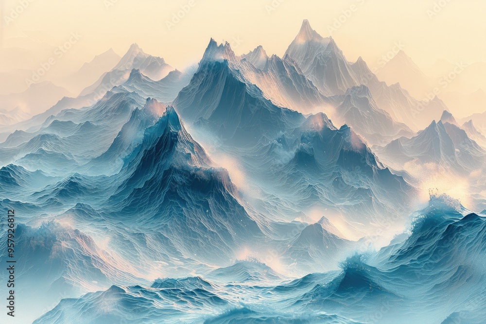 Double exposure photography of Outdoor activities adventure Mountain Double exposure photography of Outdoor activities adventure Mountain