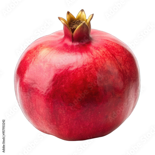 Pomegranate isolated on transparent background