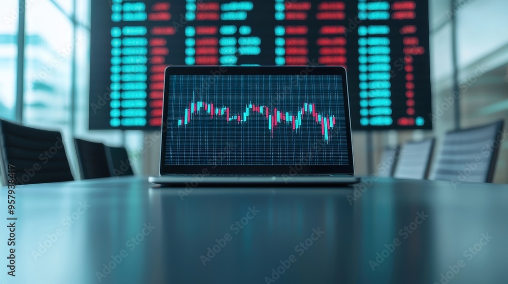 Futuristic Corporate Financial Planning with Holographic Stock Analysis in Ultra HD Boardroom Setting for Technology Business Concepts Futuristic Corporate Financial Planning with Holographic Stock Analysis in Ultra HD Boardroom Setting for Technology Business Concepts