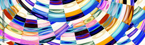   dynamic  geometrical   vector background