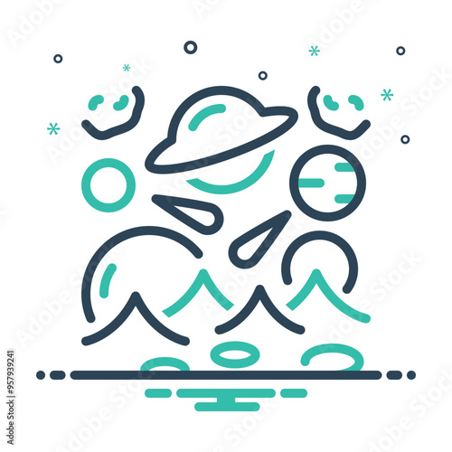 Mix icon for space conquest
