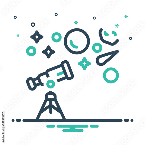Mix icon for stargazing