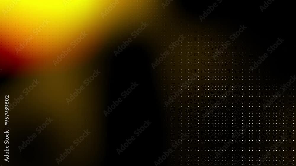 Abstract orange gradient digital soft wavy loop background