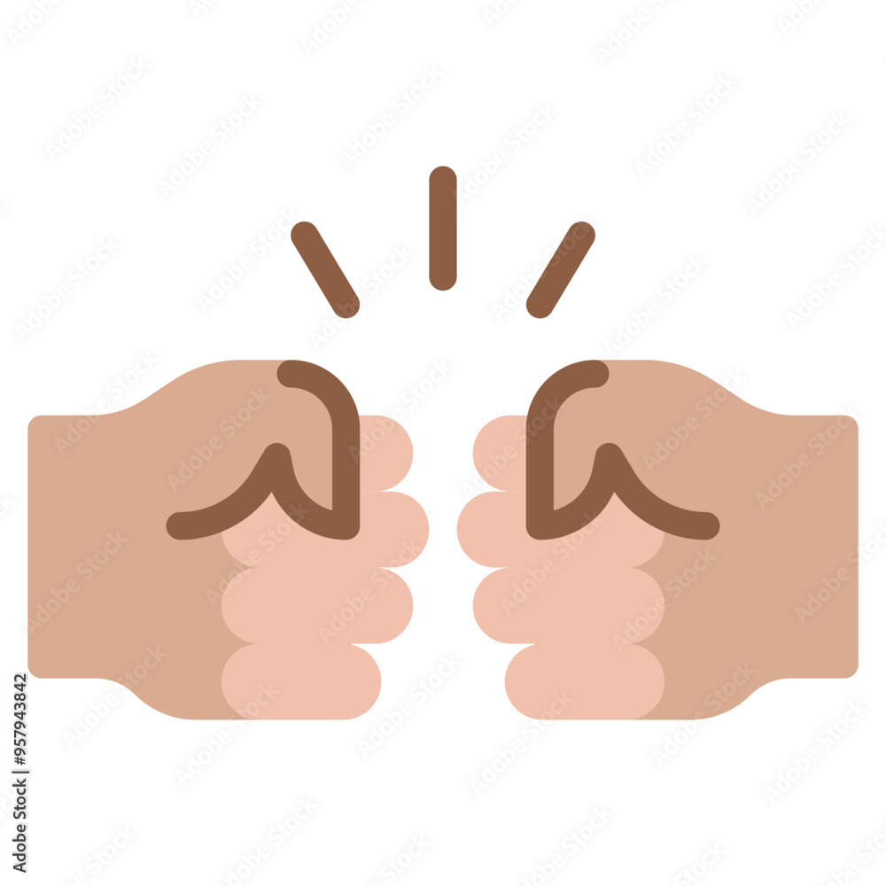 Fist bump icon Fist bump icon