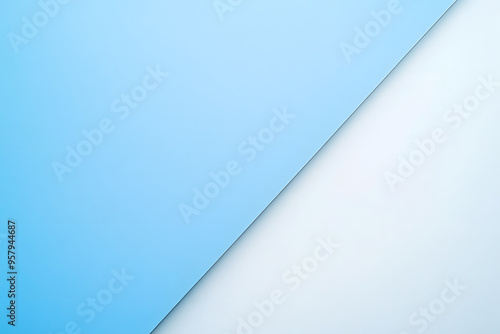 geometric white and blue modern abstract background. linear simple and light illustration