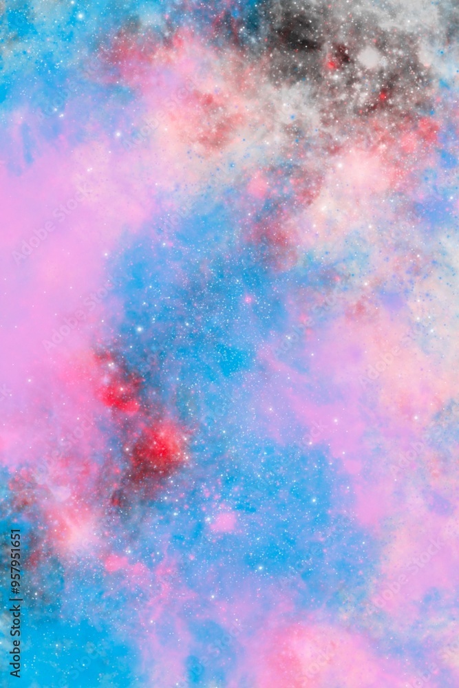 Obraz premium Space and the universe in this image represent beauty, mystery, and brightness