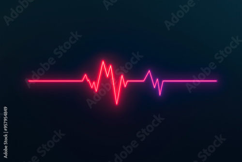 Pulse icon on dark background