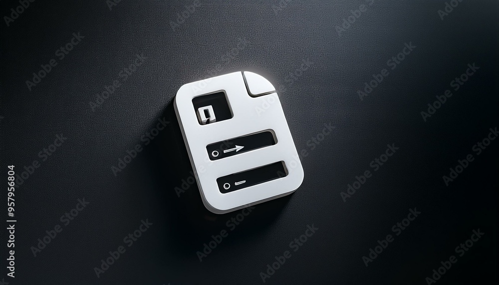 Obraz premium lock on black background