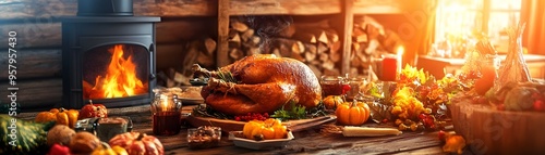 Cozy Thanksgiving in Rustic...