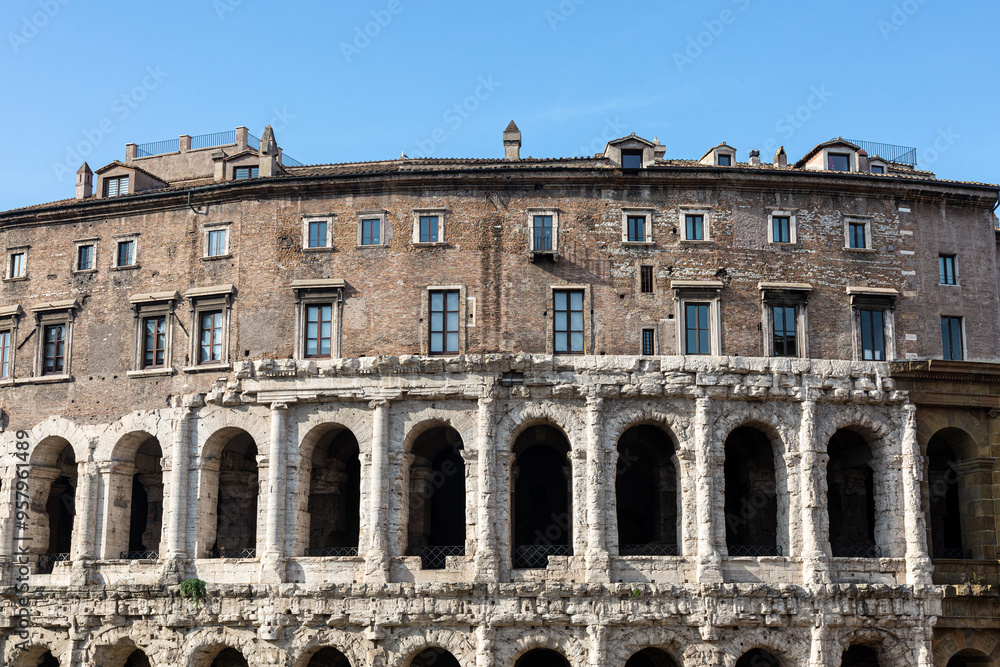 Details from theater Marcello, Rome Details from theater Marcello, Rome