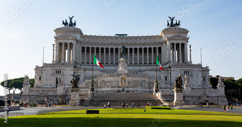 Photography Monument of Victor Emanuil II from Venezia square in Rome