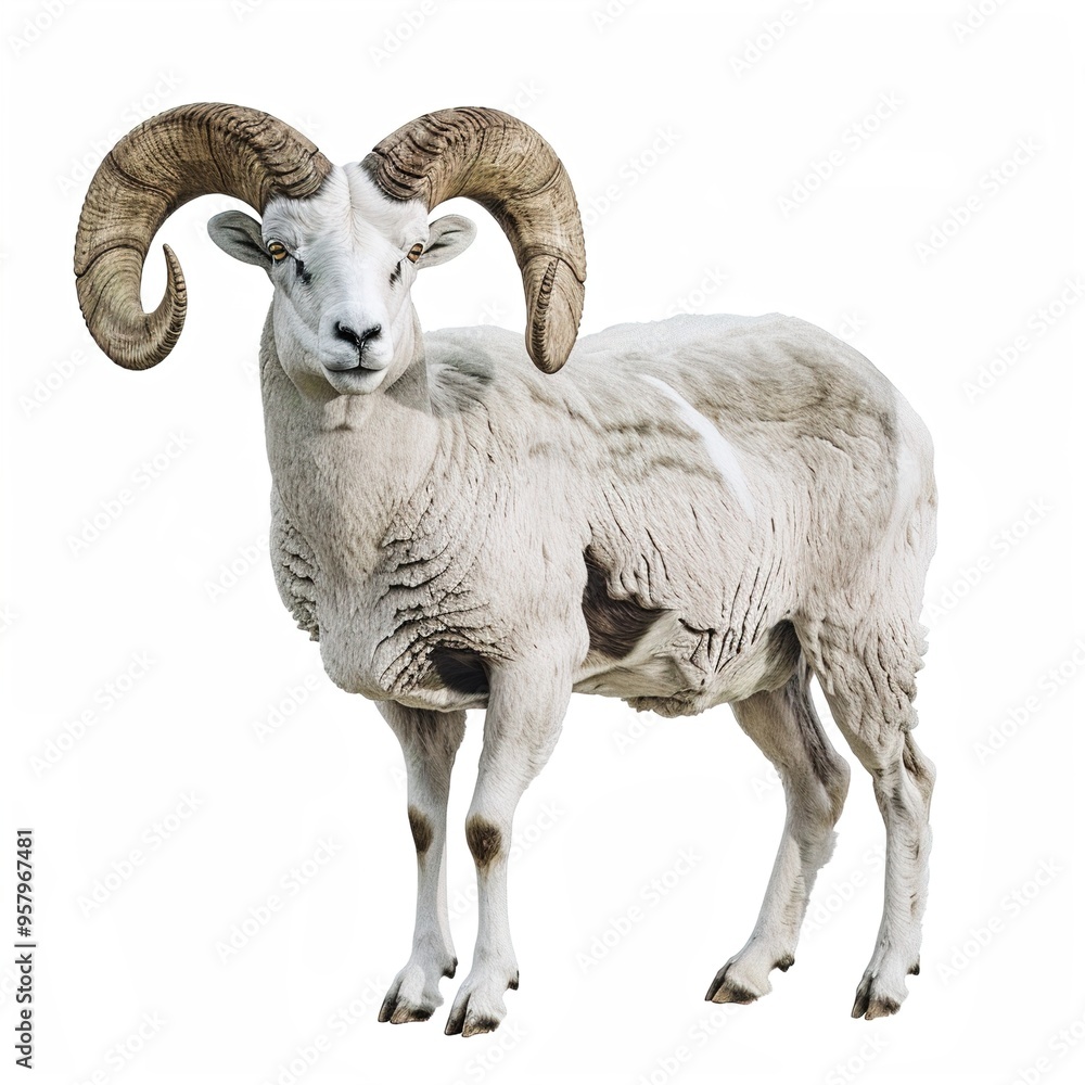 a Dall sheep ram full curl in Wildlife-themed a Dall sheep ram full curl in Wildlife-themed