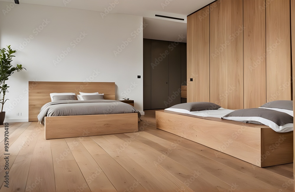 Fototapeta premium Loft Bedroom