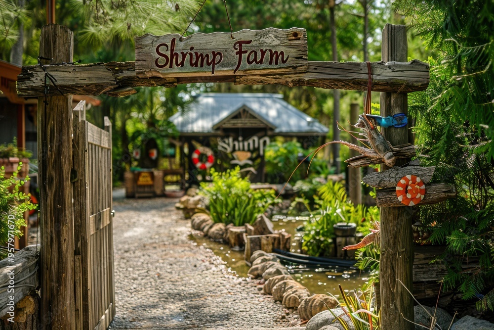 A charming wooden sign saying A charming wooden sign saying