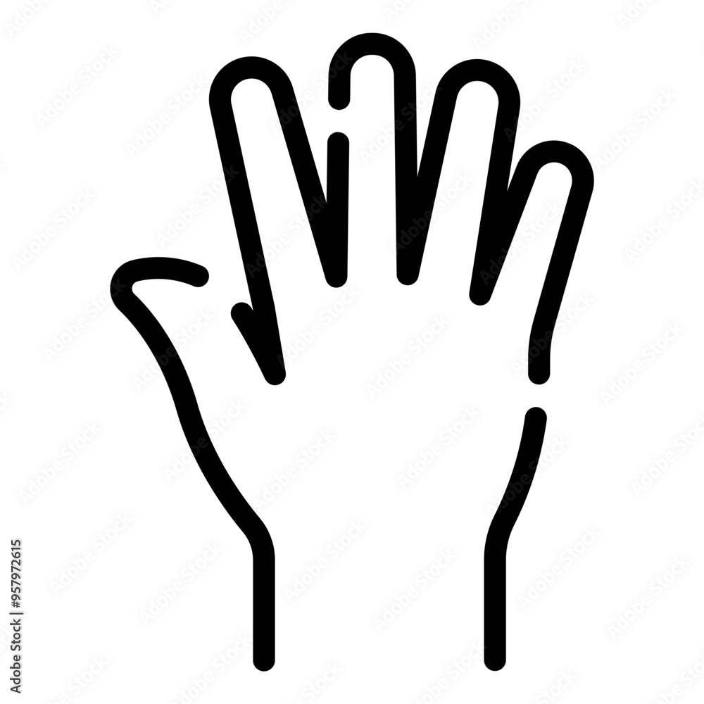 Palm open icon Palm open icon