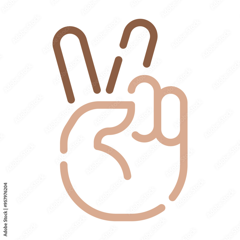 Obraz premium Peace sign icon