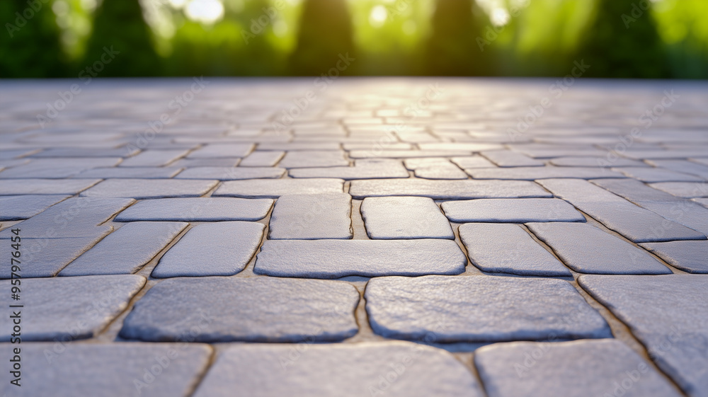 Obraz premium pavement in the park