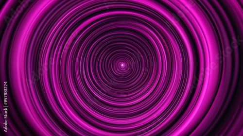 A mesmerizing abstract background featuring concentric purple rings, creating a sense of depth and movement.