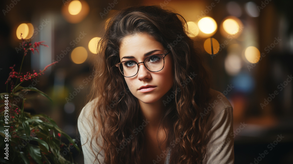 Psychologist's session. Young woman is undergoing therapy Psychologist's session. Young woman is undergoing therapy