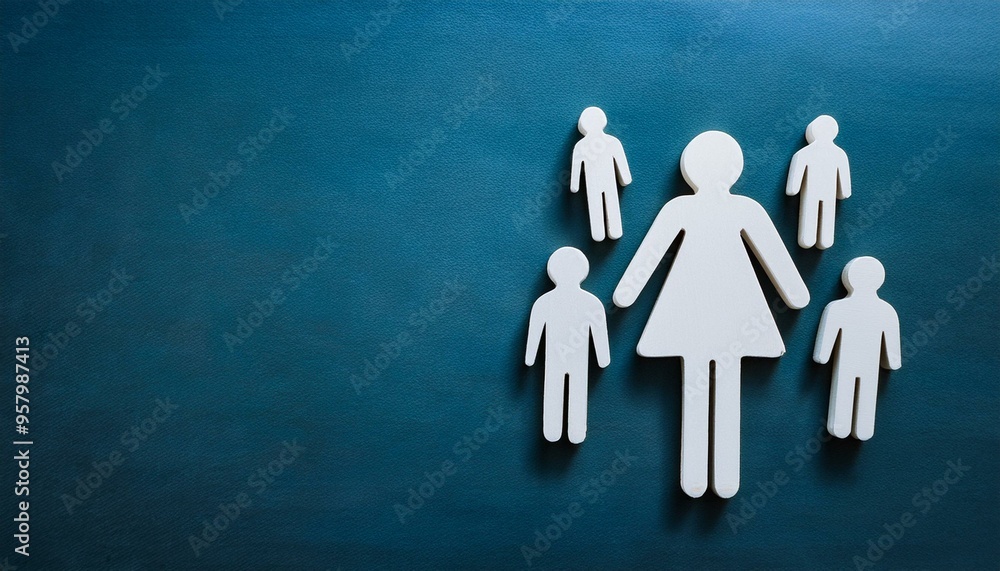 Human Figure Icon Symbolizing Recruitment: Finding the Right Talent Human Figure Icon Symbolizing Recruitment: Finding the Right Talent