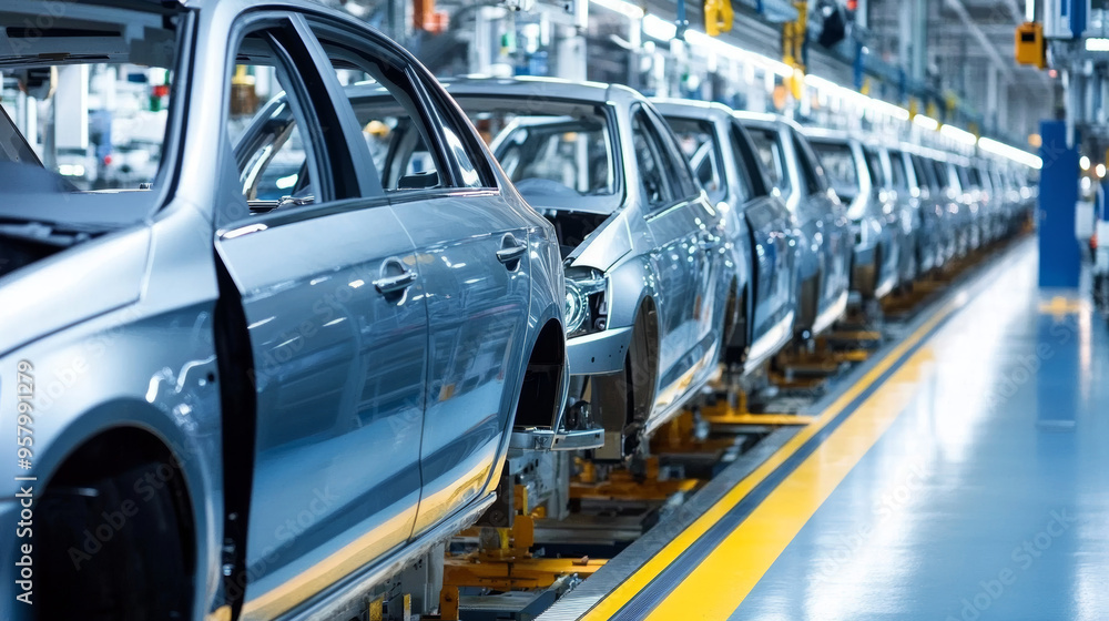 Explore the future of automotive manufacturing with our modern automated assembly line. This cutting-edge system streamlines production, enhances precision, and boosts efficiency, ensuring top-quality Explore the future of automotive manufacturing with our modern automated assembly line. This cutting-edge system streamlines production, enhances precision, and boosts efficiency, ensuring top-quality
