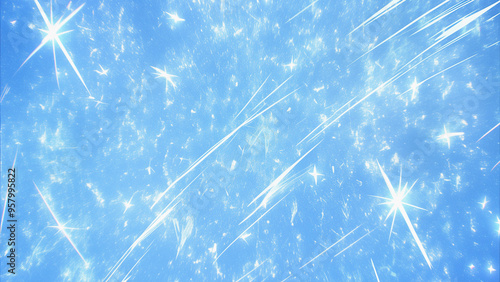 Radiant Shooting Stars Textured Background