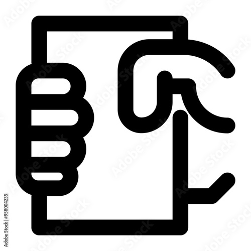 grabbing, grabbed, grabs, holding, cyber security outline icon