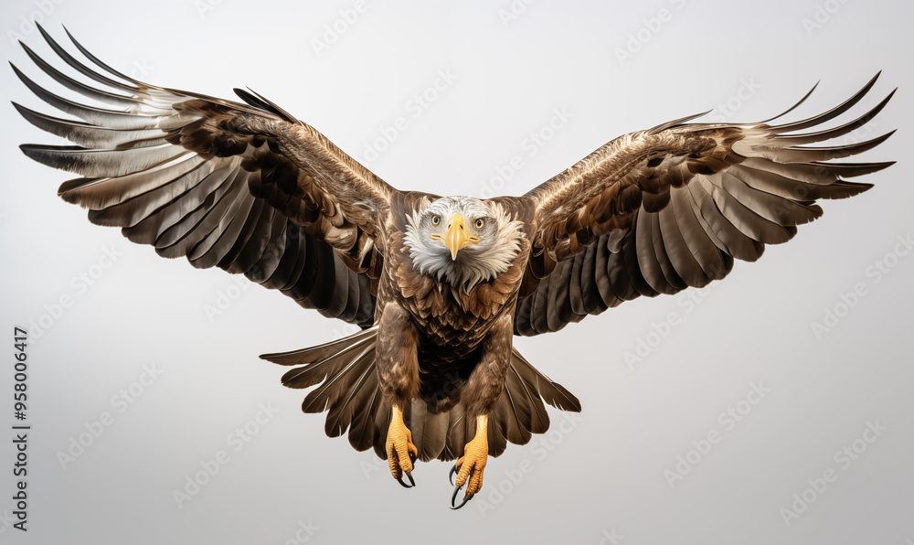 Fototapeta premium Eagle Studio Shot on a Clean Background