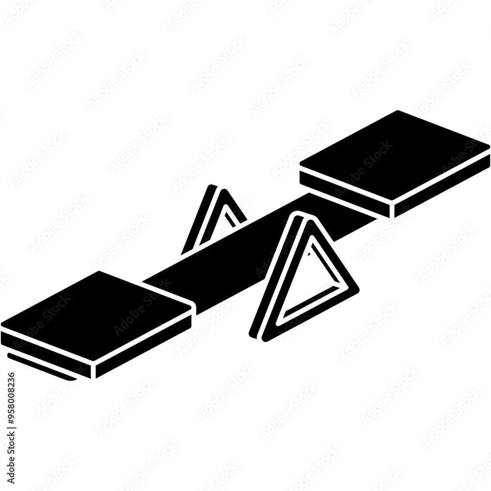 Obraz premium Seesaw Icon