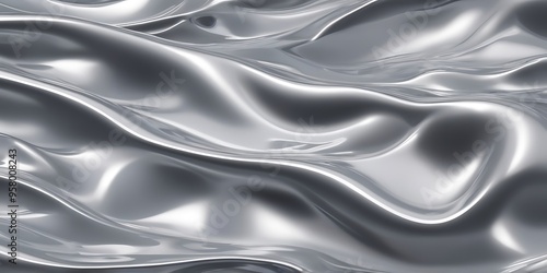 Wallpaper Mural Trendy wavy abstract background Torontodigital.ca