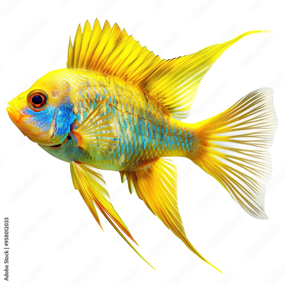 Fototapeta premium A stunning golden fish