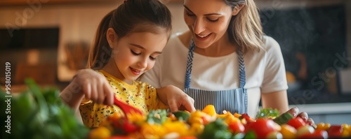 Mother and Daughter Prepari...