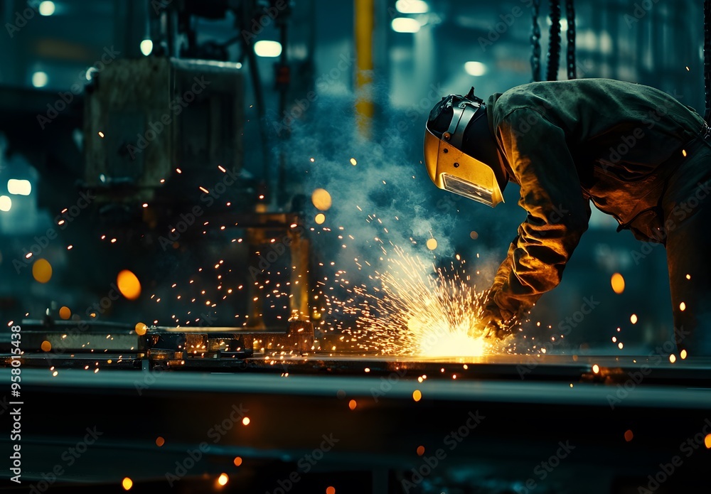 welder at work welder at work