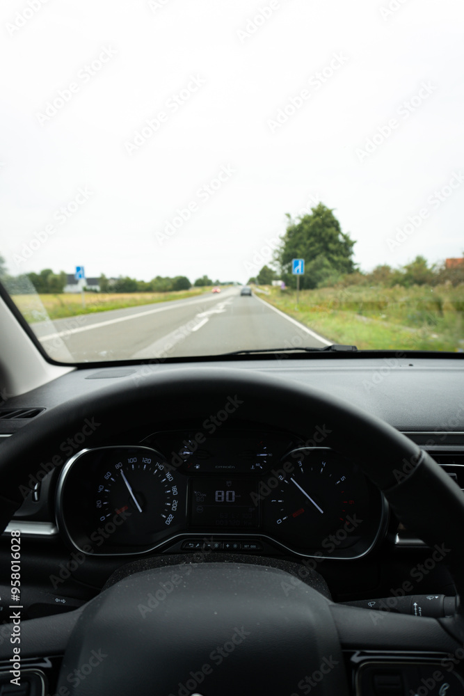 Driving on a Rural road at 80 km/h Driving on a Rural road at 80 km/h