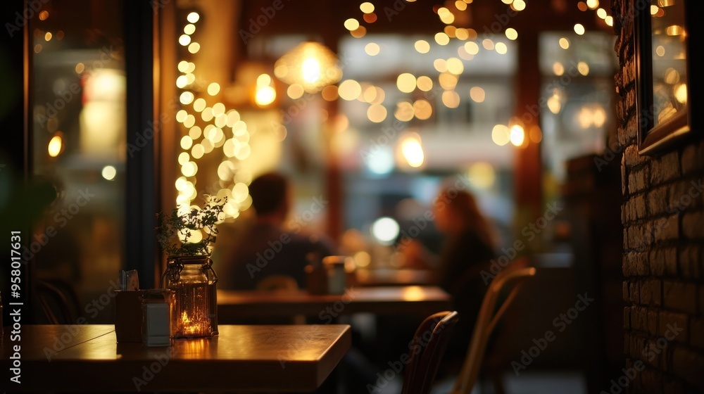 A cozy cafe with patrons enjoying relaxing music, soft warm lights, blurred background, A cozy cafe with patrons enjoying relaxing music, soft warm lights, blurred background,