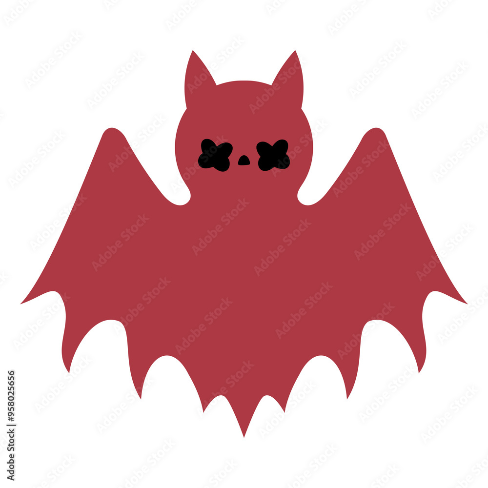 Obraz premium ハロウィンのバサバサコウモリ☆PNG