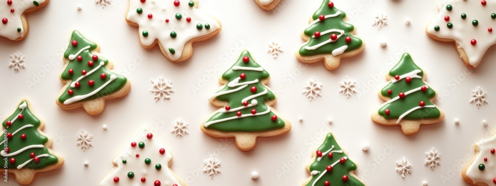 Tasty Christmas Cookies Pattern Tasty Christmas Cookies Pattern