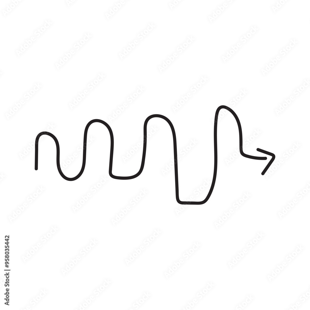 doodle arrow scribble doodle arrow scribble