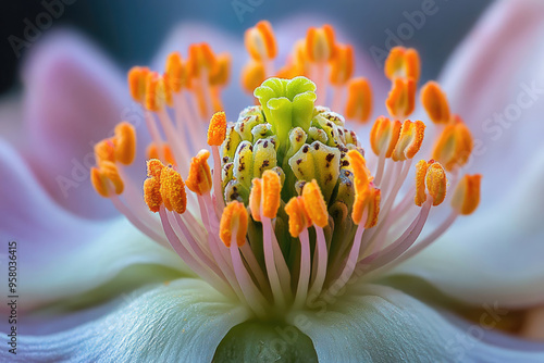 Macro shot of a galbanum flower. photo