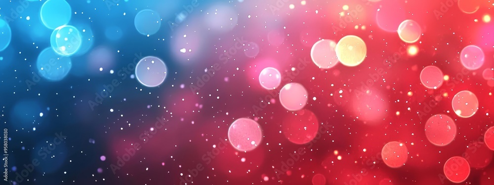 a red, blue, and pink background featuring numerous small circles a red, blue, and pink background featuring numerous small circles