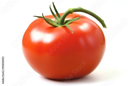 Wallpaper Mural Tomato on white background , Generative AI Torontodigital.ca
