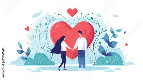 Opening Heart Concept Metaphor of Trusting Person