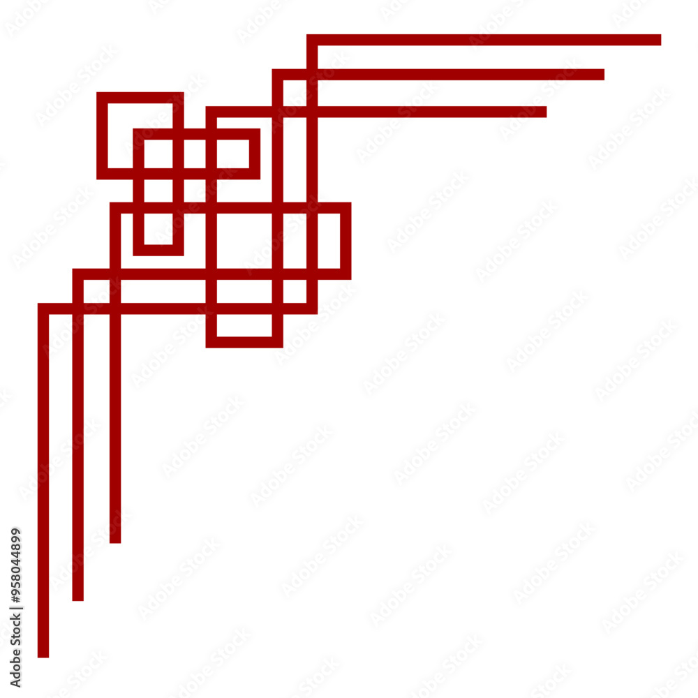 Chinese New Year Corner Border Chinese New Year Corner Border