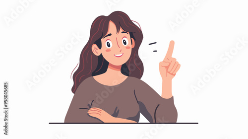 Person Pointing Their Fingers Young Woman Showing Direction