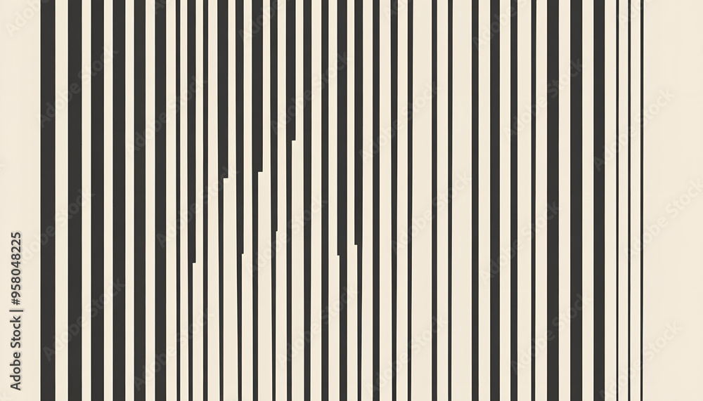 Obraz premium Thin, repeating lines or stripes, either vertical or horizontal, on a neutral background